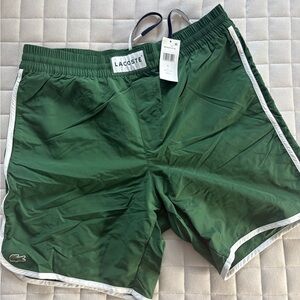 Lacoste Green Swim Trunks
